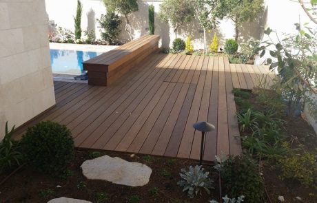 פרויקט דק בבריכה בצפון