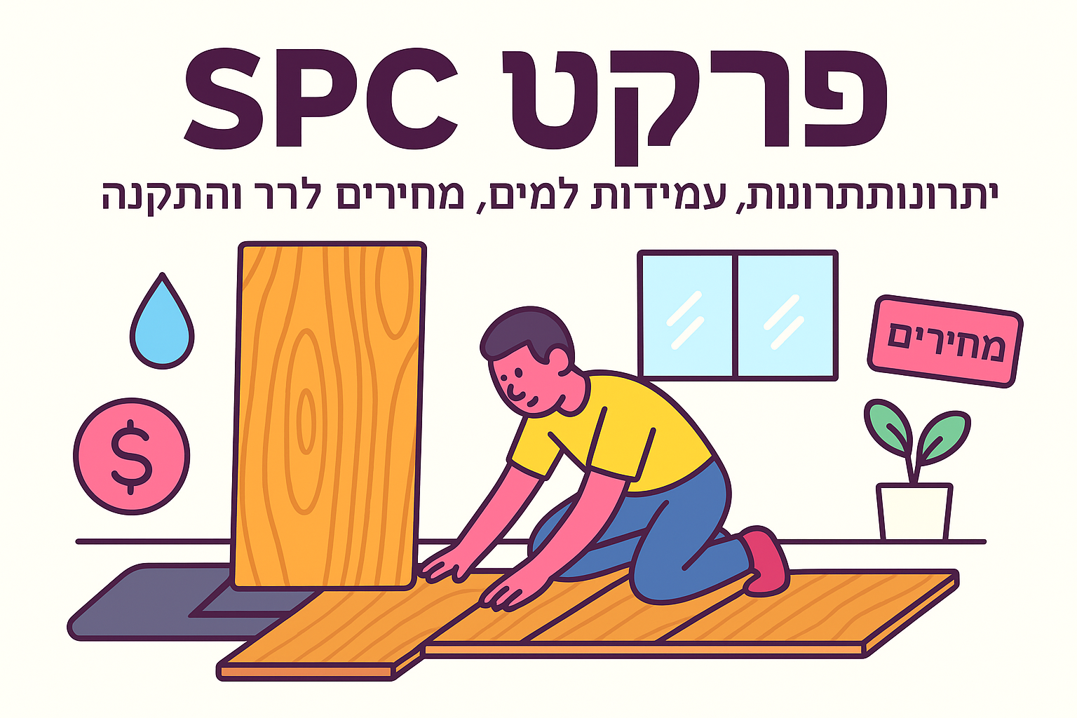 פרקט spc: יתרונות, חסרונות, עמידות למים, מחירים למ״ר והתקנה