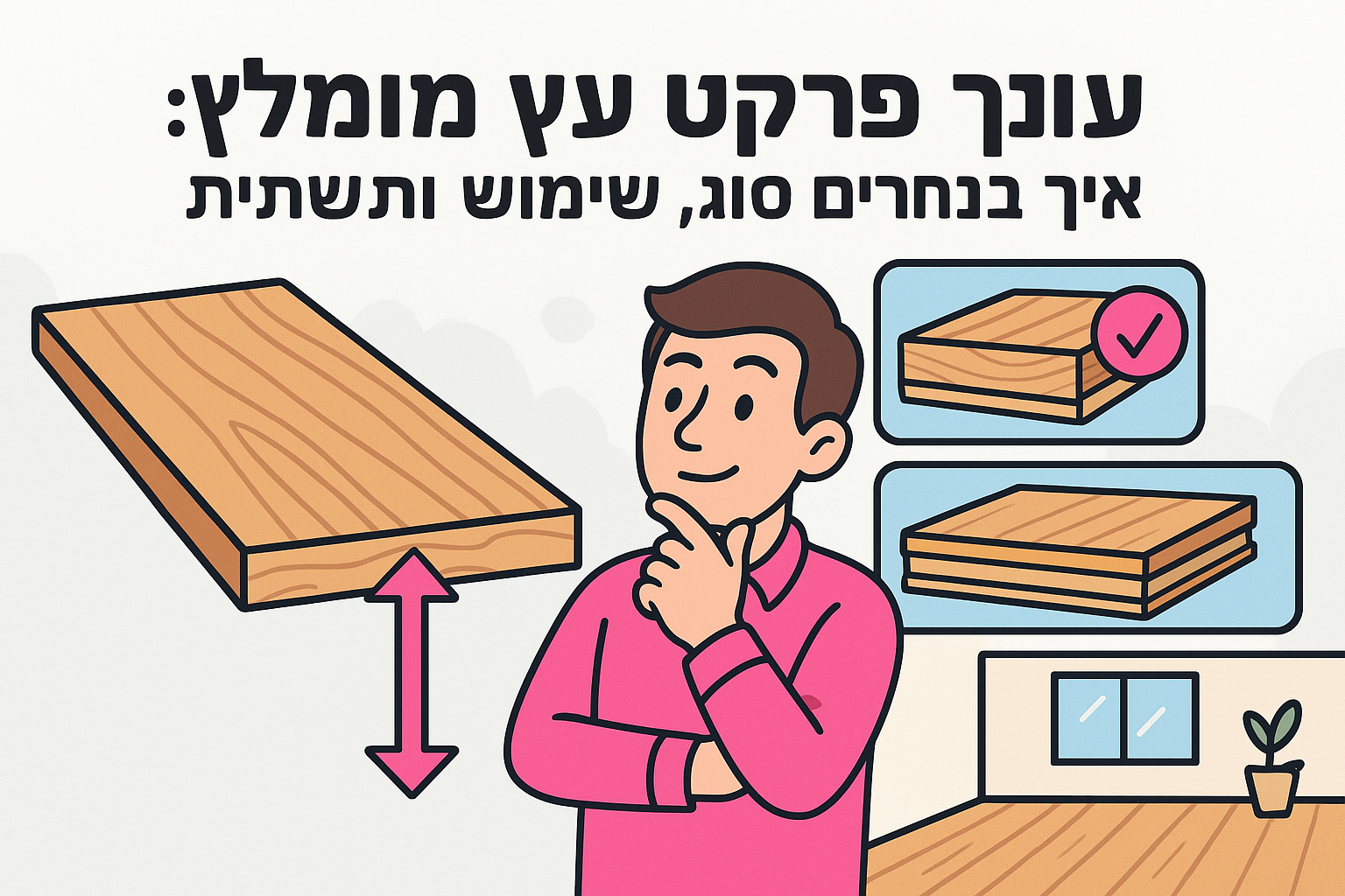 עובי פרקט עץ מומלץ: איך בוחרים לפי סוג, שימוש ותשתית