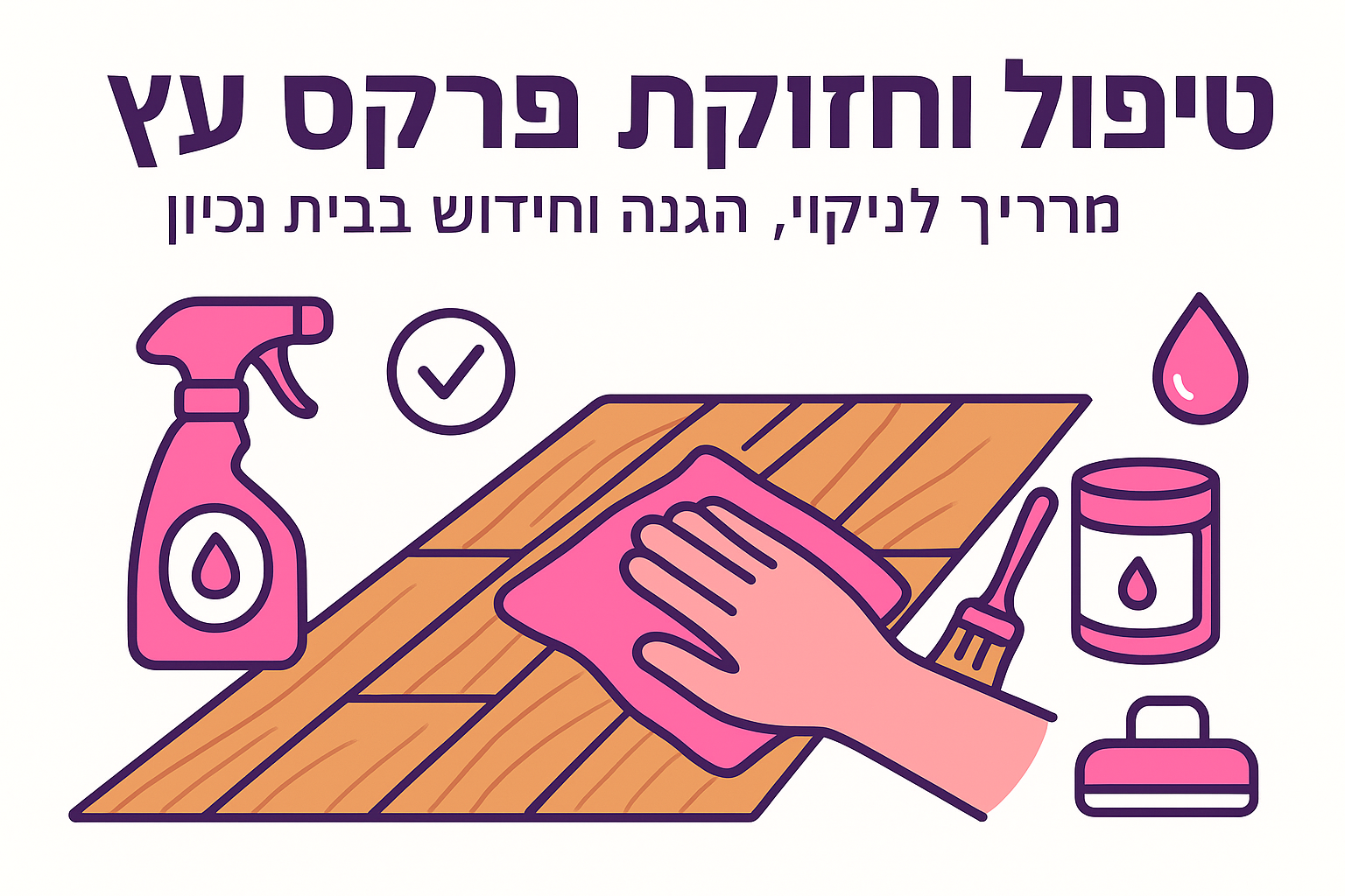 טיפול ותחזוקת פרקט עץ: מדריך לניקוי, הגנה וחידוש בבית נכון