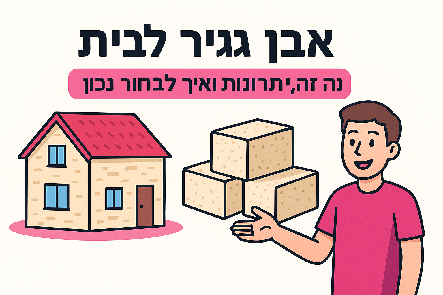 אבן גיר לבית: מה זה, יתרונות ואיך לבחור נכון