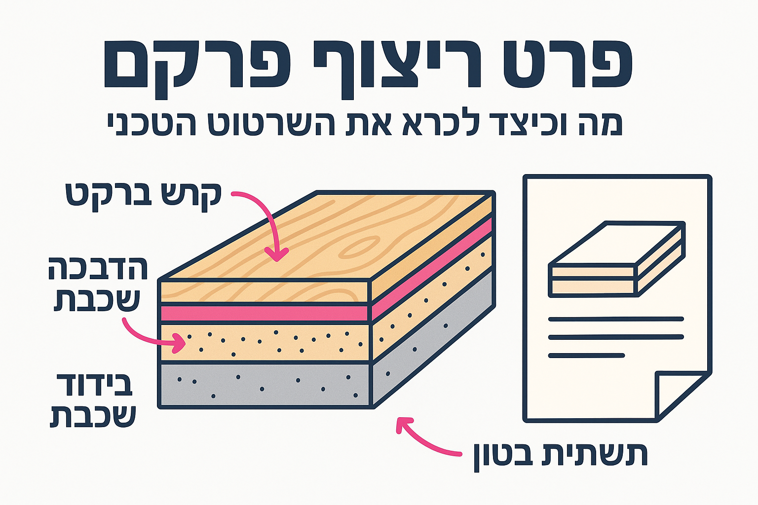פרט ריצוף פרקט: מה זה וכיצד לקרוא את השרטוט הטכני
