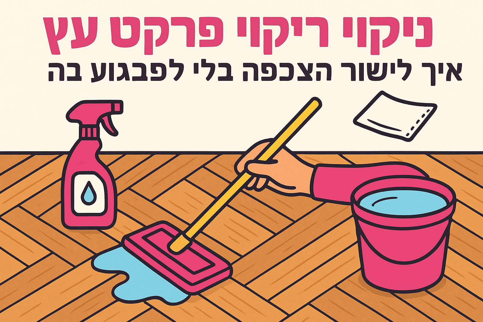 ניקוי פרקט עץ: איך לשמור על הרצפה בלי לפגוע בה