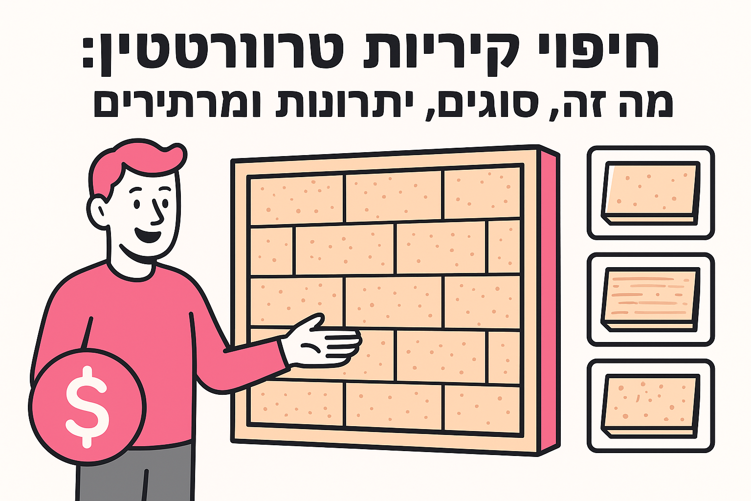 חיפוי קירות טרוורטין: מה זה, סוגים, יתרונות ומחירים