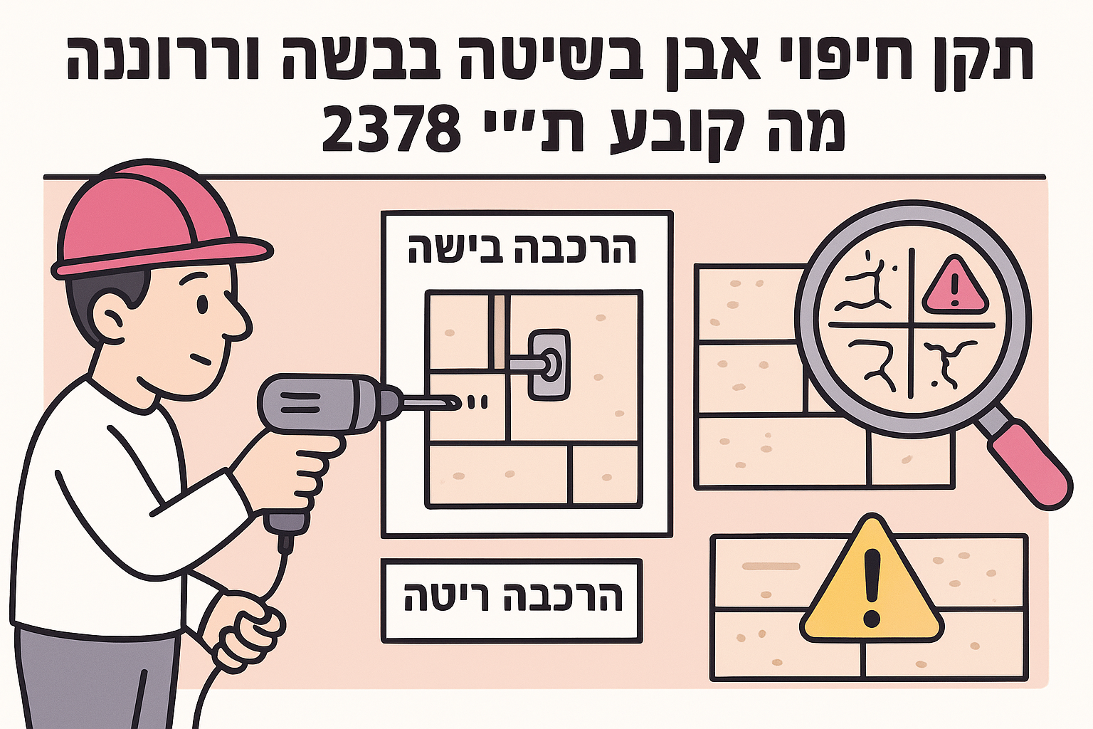 תקן חיפוי אבן בשיטה יבשה ורטובה: מה קובע ת"י 2378