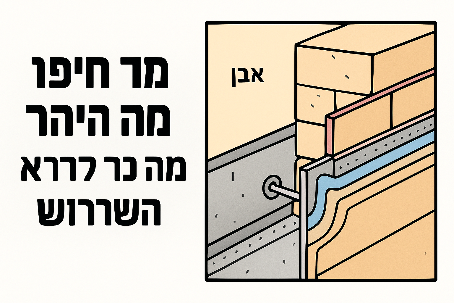 פרט חיפוי אבן: מה זה וכיצד לקרוא את השרטוט הטכני